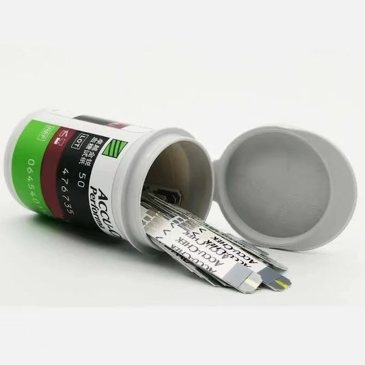 Accu Chek Performa Blood Glucose Test Strips Lancets Sets Blood Sugar Glucose meter Test Kit Glucose Meter ACCU Chek EXP:Maximum